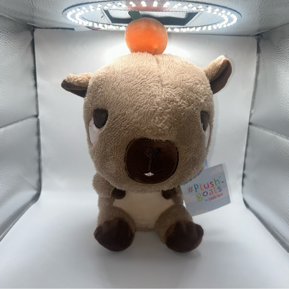 Cute Tan and Brown Plush Toy